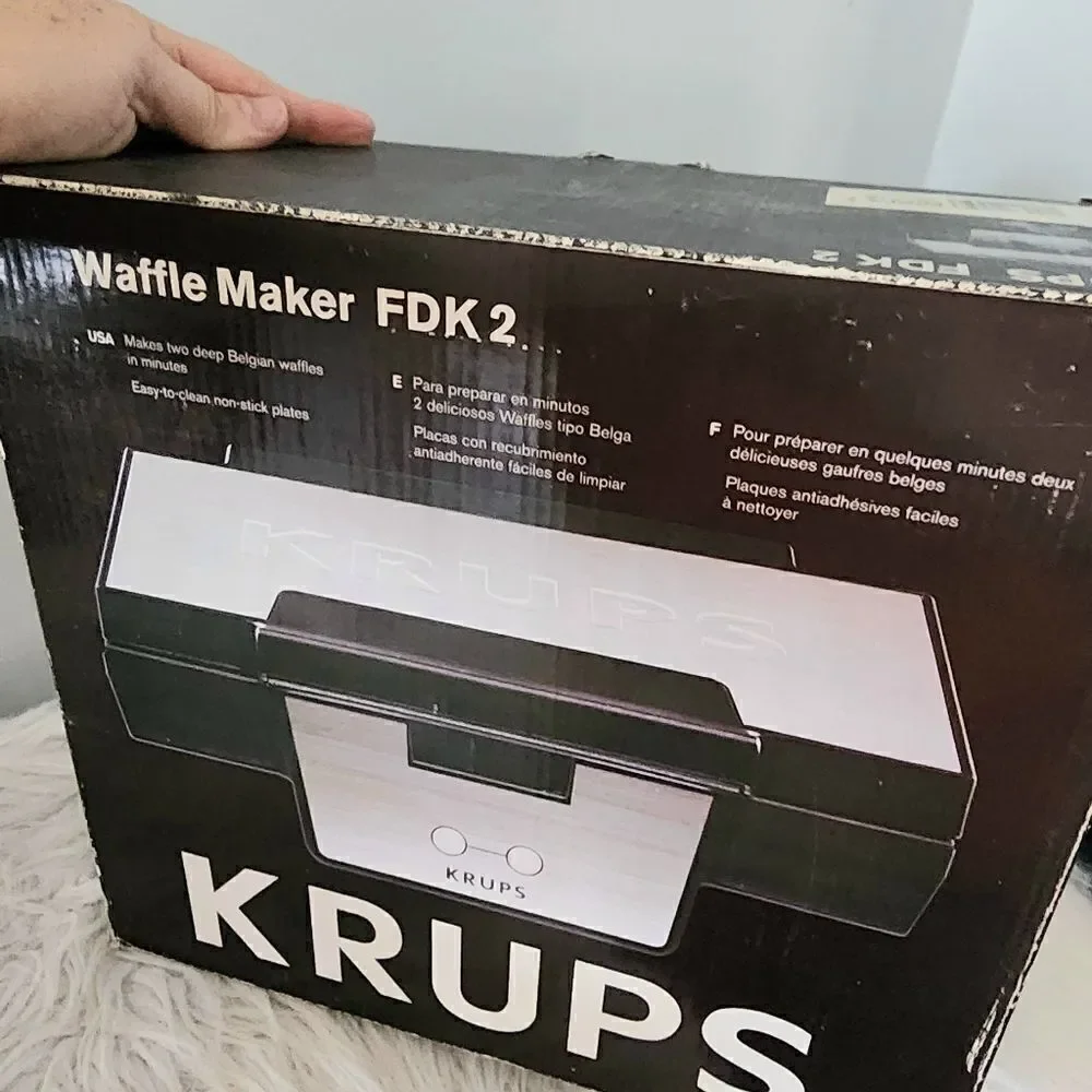 Krups FDK2 waffle maker double